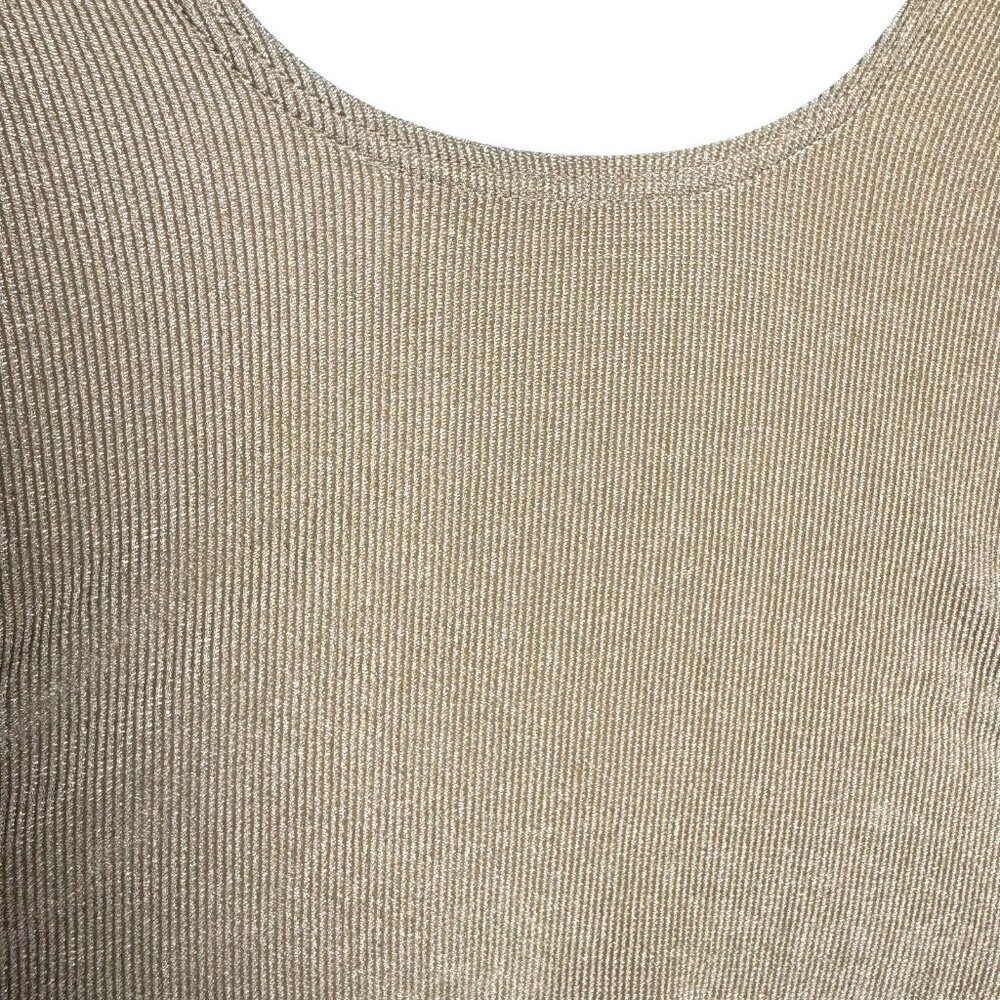 Michael Kors nude tone one piece swimsuit size 6 adjustable straps - Picture 4 of 9